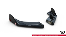 Heck Ansatz Flaps Diffusor V.4 + Flaps für Hyundai I30 N Hatchback Mk3 Facelift