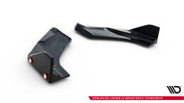 Heck Ansatz Flaps Diffusor V.4 + Flaps für Hyundai I30 N Hatchback Mk3 Facelift