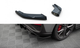 Heck Ansatz Flaps Diffusor V.5 für Hyundai I30 N Hatchback Mk3 Facelift schwarz Hochglanz