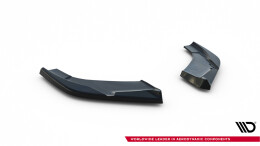Heck Ansatz Flaps Diffusor V.5 passend für Hyundai I30 N Hatchback Mk3 Facelift schwarz Hochglanz