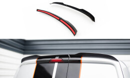Heck Spoiler Aufsatz Abrisskante passend für Ford Transit Courier Mk1 schwarz Hochglanz