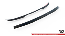 Heck Spoiler Aufsatz Abrisskante passend für Ford Transit Courier Mk1 schwarz Hochglanz