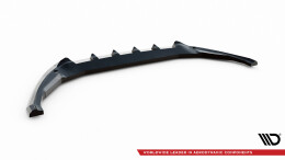Cup Spoilerlippe Front Ansatz passend für Ford Transit Courier Mk1 schwarz Hochglanz