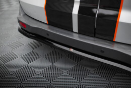 Mittlerer Cup Diffusor Heck Ansatz passend für Ford Transit Courier Mk1 schwarz Hochglanz