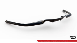 Mittlerer Cup Diffusor Heck Ansatz DTM Look passend für Land Rover Range Rover Velar R-Dynamic Mk1 schwarz Hochglanz
