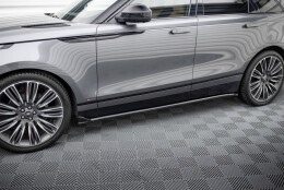 Seitenschweller Ansatz Cup Leisten passend für Land Rover Range Rover Velar R-Dynamic Mk1 schwarz Hochglanz
