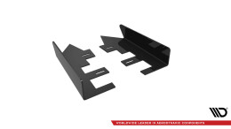 Hintere Seiten Flaps passend für Hyundai I30 Fastback N-Line Mk3 FL schwarz Hochglanz