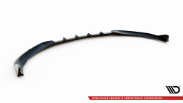 Cup Spoilerlippe Front Ansatz V.2 passend für Mercedes-AMG C63 Limousine / Kombi W205 / S205 schwarz Hochglanz