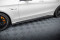 Seitenschweller Ansatz Cup Leisten V.2 für Mercedes-AMG C63 Limousine / Kombi W205 / S205 schwarz Hochglanz