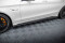 Seitenschweller Ansatz Cup Leisten V.2 passend für Mercedes-AMG C63 Limousine / Kombi W205 / S205 schwarz Hochglanz
