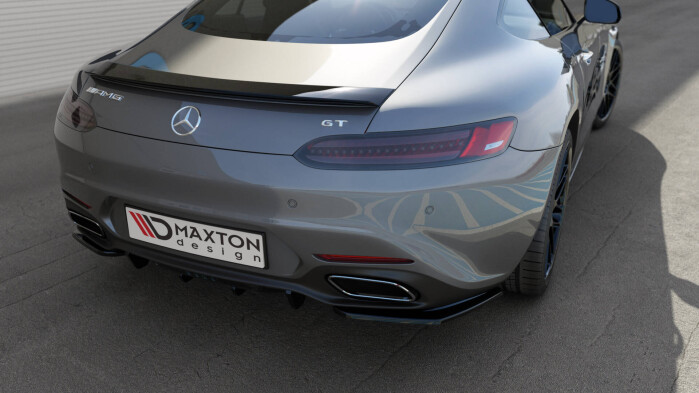 Heck Spoiler Aufsatz Abrisskante passend für Mercedes-AMG GT / GT S C190 Facelift schwarz Hochglanz