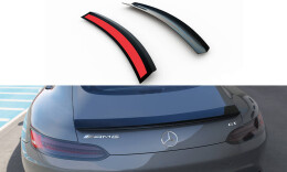 Heck Spoiler Aufsatz Abrisskante für Mercedes-AMG GT / GT S C190 Facelift schwarz Hochglanz