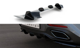 Heck Ansatz Diffusor passend für Mercedes-AMG GT / GT S C190 Facelift schwarz Hochglanz