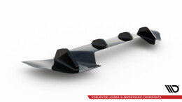 Street+ Heck Ansatz Diffusor passend für Mercedes-AMG GT / GT S C190 FL schwarz Hochglanz