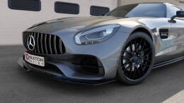 Cup Spoilerlippe Front Ansatz passend für Mercedes-AMG GT S C190 Facelift schwarz Hochglanz
