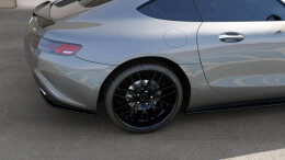 Heck Ansatz Flaps Diffusor für Mercedes-AMG GT / GT S C190 Facelift schwarz Hochglanz