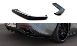 Heck Ansatz Flaps Diffusor passend für Mercedes-AMG GT / GT S C190 Facelift schwarz Hochglanz