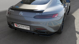 Heck Ansatz Flaps Diffusor passend für Mercedes-AMG GT / GT S C190 Facelift schwarz Hochglanz