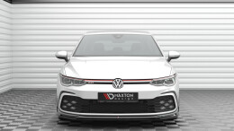 Cup Spoilerlippe Front Ansatz V.6 für Volkswagen Golf GTI Mk8 schwarz Hochglanz