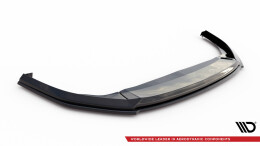 Cup Spoilerlippe Front Ansatz V.6 für VW Golf GTI / GTE / GTD / R-Line Mk8 schwarz Hochglanz