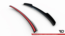Heck Spoiler Aufsatz Abrisskante passend für VW Passat Limousine R-Line Mk8 schwarz Hochglanz