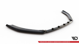 Cup Spoilerlippe Front Ansatz V.3 passend für Audi RS3 Limousine 8V Facelift schwarz Hochglanz