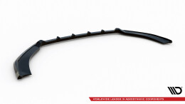 Cup Spoilerlippe Front Ansatz V.3 passend für Audi RS3 Limousine 8V Facelift schwarz Hochglanz