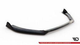 Cup Spoilerlippe Front Ansatz V.4 für Audi RS3 Limousine 8V Facelift schwarz Hochglanz