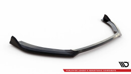 Cup Spoilerlippe Front Ansatz V.4 passend für Audi RS3 Limousine 8V Facelift schwarz Hochglanz