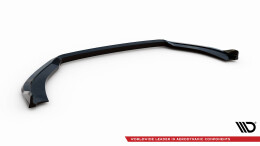 Cup Spoilerlippe Front Ansatz V.4 passend für Audi RS3 Limousine 8V Facelift schwarz Hochglanz