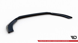 Cup Spoilerlippe Front Ansatz V.5 passend für Audi RS3 Limousine 8V Facelift schwarz Hochglanz