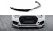 Cup Spoilerlippe Front Ansatz V.5 passend für Audi RS3 Limousine 8V Facelift schwarz Hochglanz