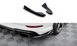 Heck Ansatz Flaps Diffusor V.3 für Audi RS3 Limo 8V FL schwarz Hochglanz