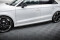 Seitenschweller Ansatz Cup Leisten V.2 passend für Audi RS3 Limousine 8V Facelift schwarz Hochglanz