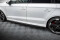 Seitenschweller Ansatz Cup Leisten V.2 passend für Audi RS3 Limousine 8V Facelift schwarz Hochglanz
