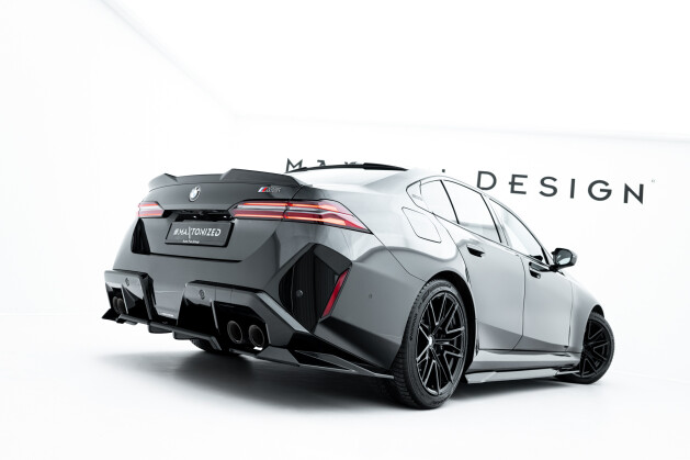 Heck Spoiler Aufsatz Abrisskante 3D passend für BMW M5 Limousine G90 schwarz Hochglanz
