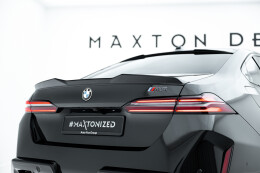 Heck Spoiler Aufsatz Abrisskante 3D passend für BMW M5 Limousine G90 schwarz Hochglanz