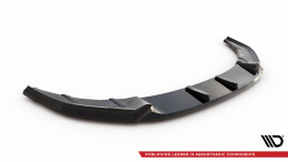 Cup Spoilerlippe Front Ansatz V.1 passend für BMW 5er / i5 M-Paket G60 schwarz Hochglanz