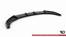 Cup Spoilerlippe Front Ansatz V.1 passend für BMW 5er / i5 M-Paket G60 schwarz Hochglanz