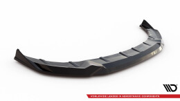 Cup Spoilerlippe Front Ansatz V.2 passend für BMW 5er / i5 M-Paket G60 schwarz Hochglanz
