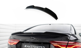 Heck Spoiler Aufsatz Abrisskante 3D passend für Jaguar XE X760 Facelift schwarz Hochglanz