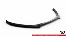 Cup Spoilerlippe Front Ansatz V.1 passend für Jaguar XE X760 Facelift schwarz Hochglanz