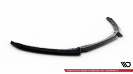 Cup Spoilerlippe Front Ansatz V.2 für Jaguar XE X760 Facelift schwarz Hochglanz