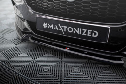 Cup Spoilerlippe Front Ansatz V.2 passend für Jaguar XE X760 Facelift schwarz Hochglanz