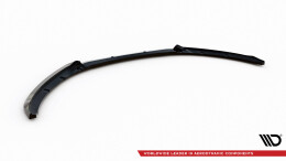 Cup Spoilerlippe Front Ansatz V.2 passend für Jaguar XE X760 Facelift schwarz Hochglanz