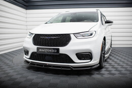 Cup Spoilerlippe Front Ansatz passend für Chrysler Pacifica Mk2 Facelift schwarz Hochglanz