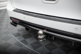 Mittlerer Cup Diffusor Heck Ansatz DTM Look für Chrysler Pacifica Mk2 Facelift schwarz Hochglanz