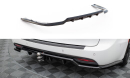 Mittlerer Cup Diffusor Heck Ansatz DTM Look passend für Chrysler Pacifica Mk2 Facelift schwarz Hochglanz