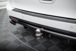Mittlerer Cup Diffusor Heck Ansatz DTM Look passend für Chrysler Pacifica Mk2 Facelift schwarz Hochglanz