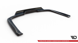 Mittlerer Cup Diffusor Heck Ansatz DTM Look passend für Chrysler Pacifica Mk2 Facelift schwarz Hochglanz